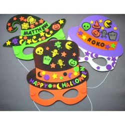 画像1: 【IN-605621】HALLOWEEN HAT & MASK CRAFT KIT