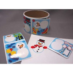 画像1: 【IN-712886】DRESS-A-SNOWMAN STICKER SCENE ROLL