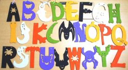 画像1: 【MASD-5215】HALLOWEEN CHARACTER  LETTERS