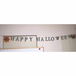 画像1: 【MSD-33487】FELT HALLOWEEN GARLAND [175CM]