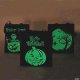 【IN-606125】HALLOWEEN GLOW-IN-THE DARK TOTE BAGS(6PCS)