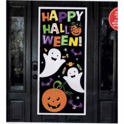 画像1: 【JU-78009】DOOR DECO "GHOST & PUMPKIN"