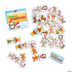 画像1: 【IN-325723】CHRISTMAS DOMINO GAMES (DOZ.)