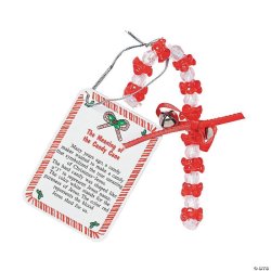 画像1: 【IN-483295】STORY OF CANDY CANE ORNAMENT CRAFT KIT (DOZ.)