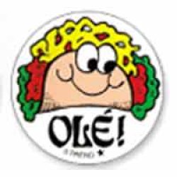 画像1: 【T-83614】STINKY STIKCER "OLE! (Taco)"