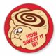【T-83628】STINKY STIKCER "HOW SWEET IT IS! (Cinnamon Roll)"