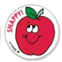 画像1: 【T-83619】STINKY STIKCER "SNAPPY! (Apple)"