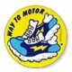 【T-83622】STINKY STIKCER "WAY TO MOTOR (Old Shoe)"