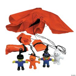 画像1: 【IN-252325】MINI HALLOWEEN CHARACTER PARATROOPERS(DOZ.)