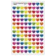 【T-46407】SPARKLE CHART STICKERS  "COLORFUL  SPARKLE HEARTSS"