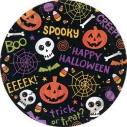 画像1: 【J-749484】PAPER PLATE "SPOOKY HALLOWEEN"【在庫限定品】