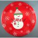 【J-648507】PAPER PLATE "VERY MERRY SNOWMAN"【在庫限定商品】