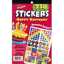 画像1: 【T-5007】STICKER PAD "HAPPY BIRTHDAY"【在庫限定商品】