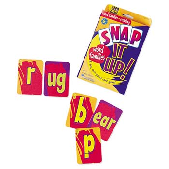 【LER-3043】SNAP IT UP! WORD FAMILIES & READING PHONICS CARD GAME