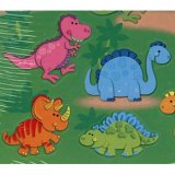 画像: 【CD-168018】SHAPE STICKER  "DINOSAURS"