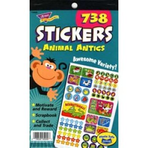 画像: 【T-5009】STICKER PAD "ANIMAL ANTICS"