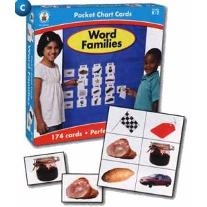 画像: 【CD-158152】POCKET CHART CARDS CARDS "WORD FAMILIES"