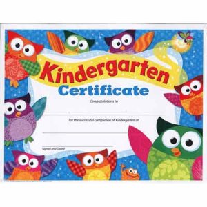 画像: 【T-17009】KINDERGARTEN  CERTIFICATION