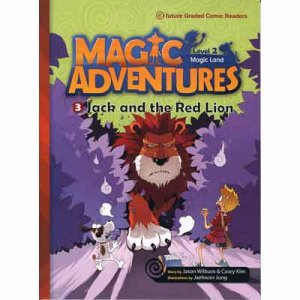 画像: 【TL-5754】CD付き絵本 "MAGIC ADVENTURES"-LEVEL 2-3 "JACK AND THE RED LION"