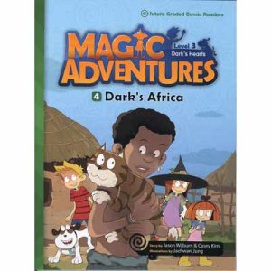 画像: 【TL-5761】CD付き絵本 "MAGIC ADVENTURES"-LEVEL 3-4 "DARK'S AFRICA"