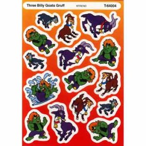 画像: 【T-64004】SHAPE TALES STICKER  "THREE BILLY GOATS GRUFF"【セール品】