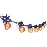 画像: 【J-6120】HANGING PUMPKIN GARLAND (270CM)