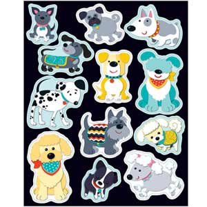 画像: 【CD-168157】SHAPE STICKER  "HOT DIGGITY DOGS"