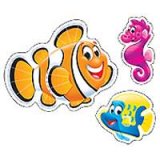 画像: 【T-46333】SHAPE STICKER  "SEA BUDDIES"