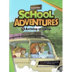 画像: 【TL-80020】CD付き絵本 "SCHOOL ADVENTURES"-LEVEL 1-1 "ARRIVING AT CAMP"