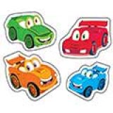 画像: 【T-46344】SHAPE STICKER  "CAR-TOONS"