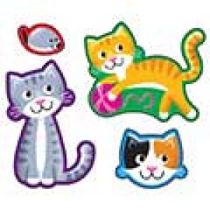 画像: 【T-46342】SHAPE STICKER  "PURR-FECT PETS"