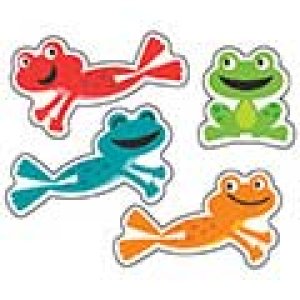 画像: 【T-46341】SHAPE STICKER  "HAPPY HOPPERS"