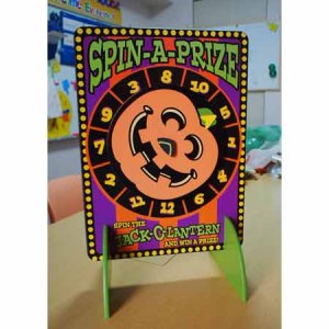 画像: 【IN-259771】WOODEN HALLOWEEN SPINNER