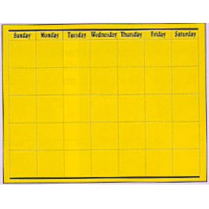 画像: 【TA-18365】WIPE-OFF CALENDAR 【セール品】＜わけあり品＞