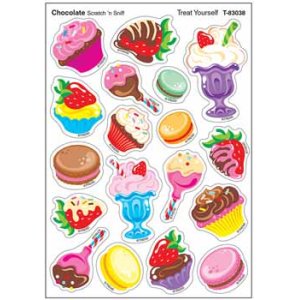 画像: 【T-83038】MIXED SHAPE STINKY STICKER  "TREAT YOURSELF(Chocolate)"