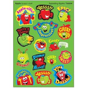 画像: 【T-83036】MIXED SHAPE STINKY STICKER  "APPEALING APPLE(Apple)"