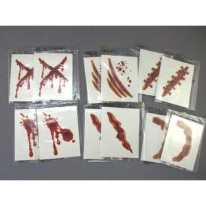 画像: 【IN-256408】HALLOWEEN FACE TATTOOS