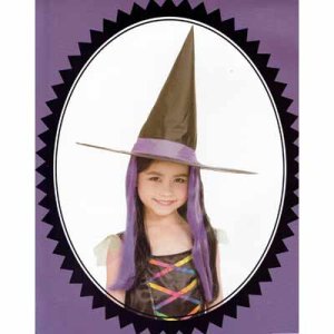 画像: 【MYG-34669PU】WITCH HAT WIG-PURPLE