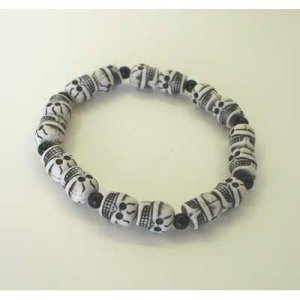 画像: 【IN-255650】SKULL BEADDED BRACELETS(DOZ.)