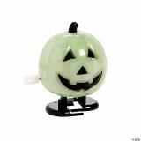 画像: 【IN-113927】GLOW-IN-THE DARK WIND UP JACK-O-LANTERN
