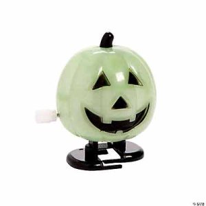 画像: 【IN-113927】GLOW-IN-THE DARK WIND UP JACK-O-LANTERN