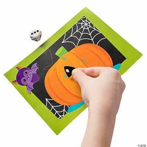 画像: 【IN-113929】BUILD A JACK-O-LANTERN DICE GAME