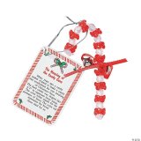 画像: 【IN-483295】STORY OF CANDY CANE ORNAMENT CRAFT KIT (DOZ.)