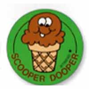 画像: 【T-83618】STINKY STIKCER "SCOOPER DOOPER (Chocolate)"