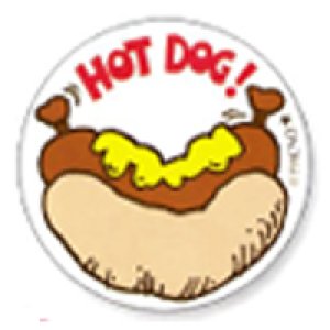 画像: 【T-83631】STINKY STIKCER "HOT DOG! (Hot Dog)"