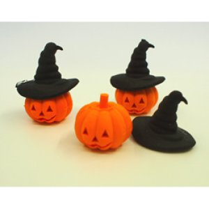 画像: 【IN-114057】JACK-O-LANTERN 3D ERASERS(DOZ.)