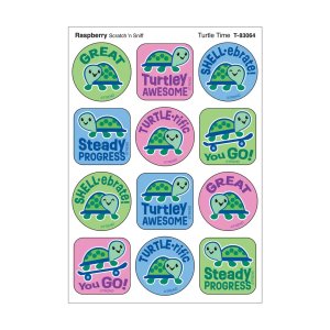 画像: 【T-83064】STINKY STIKCER "TURTLE TIME (Raspberry)"