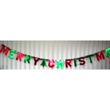 画像: 【J-2151】MERRY CHRISTMAS BANNER