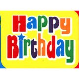 画像: 【T-47159】APPLAUSE STICKER  "HAPPY BIRTHDAY"