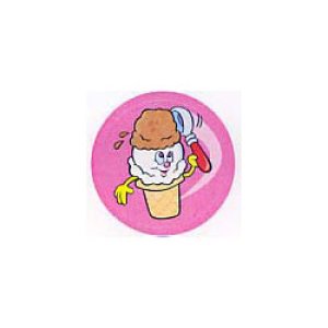 画像: 【T-83410】STINKY STICKER "COOL CONES  (Chocolate)"